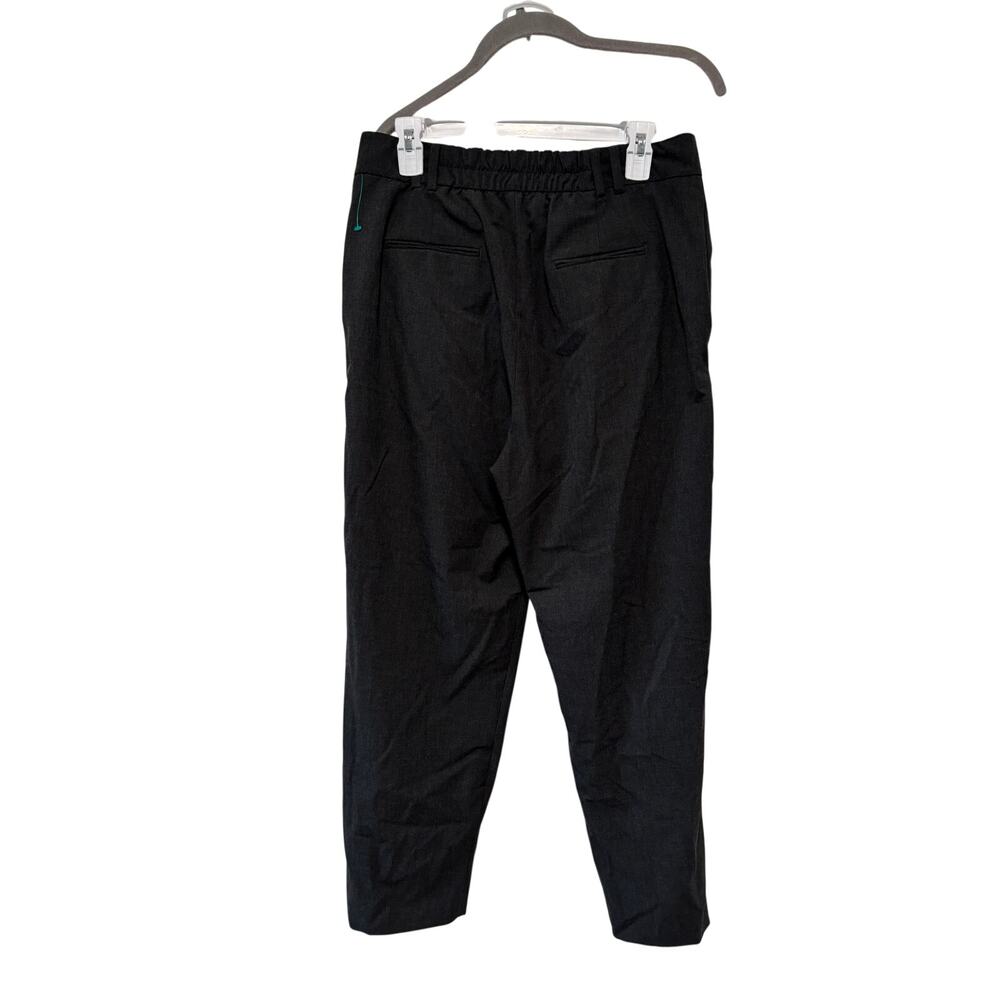 Zara Black Cropped Dress Pants Size 8 - Picture 7 of 8